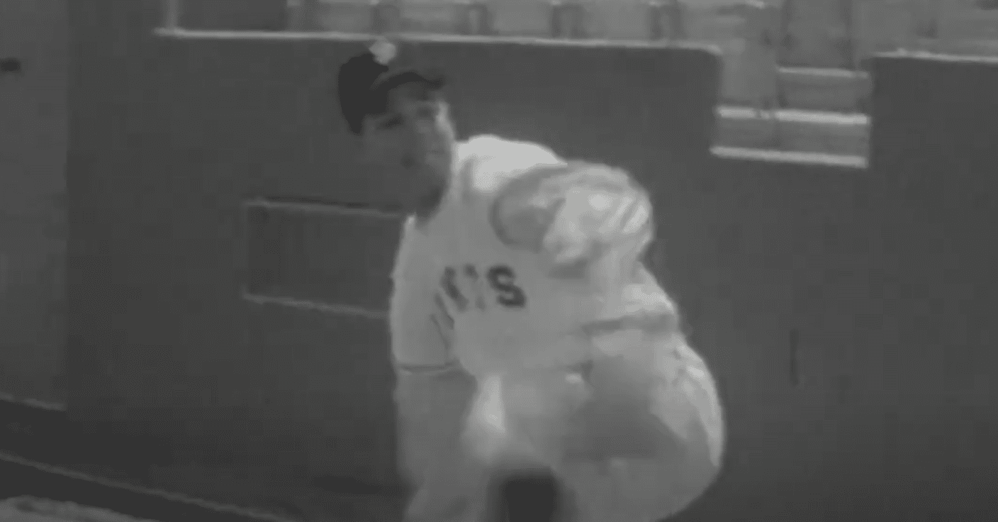 Historic image capturing Marichal and Spahn during their epic 1963 matchup.